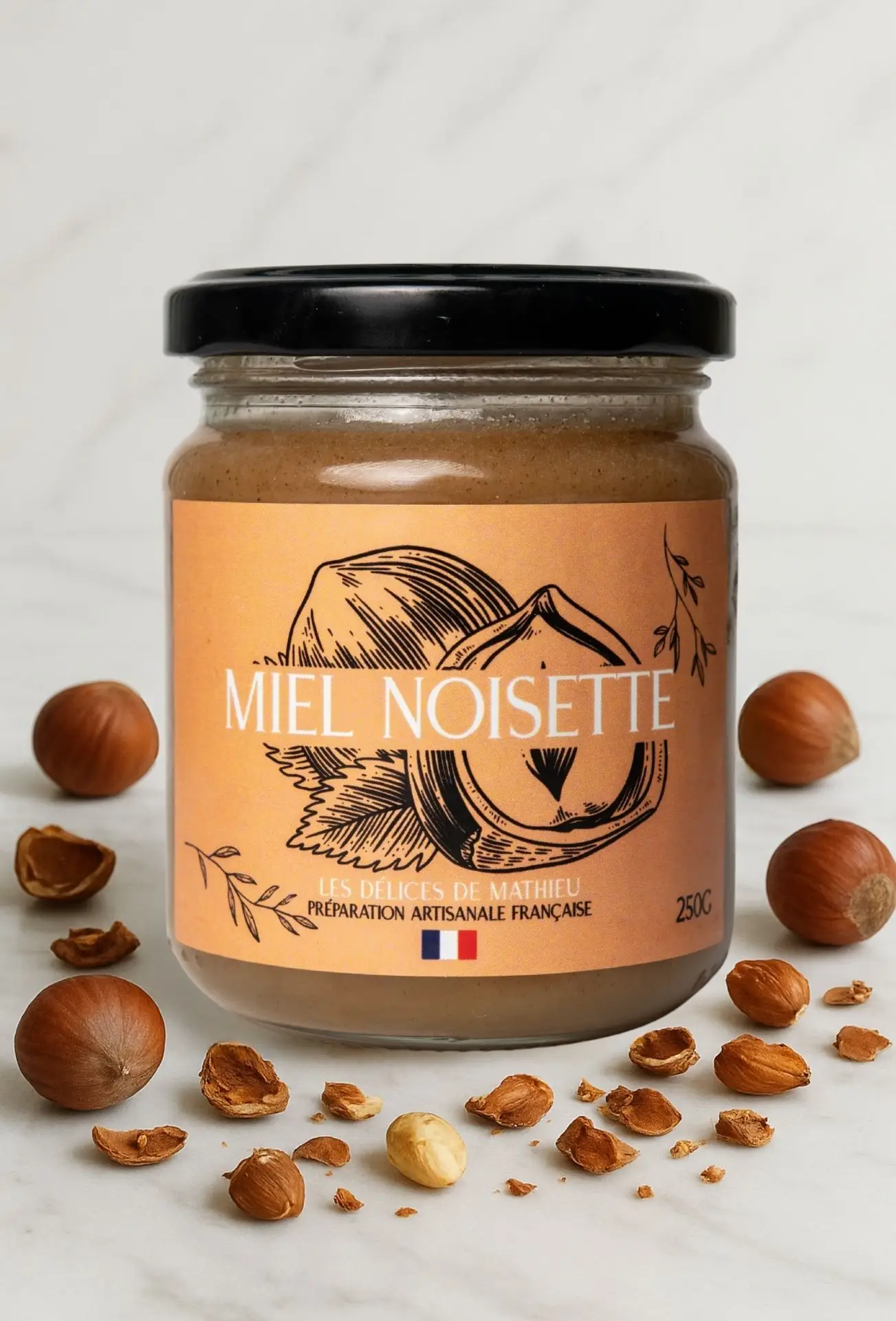 miel à tartiner noisette
