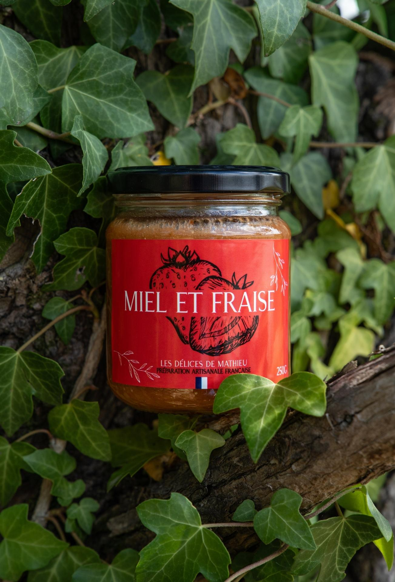 miel à la fraise